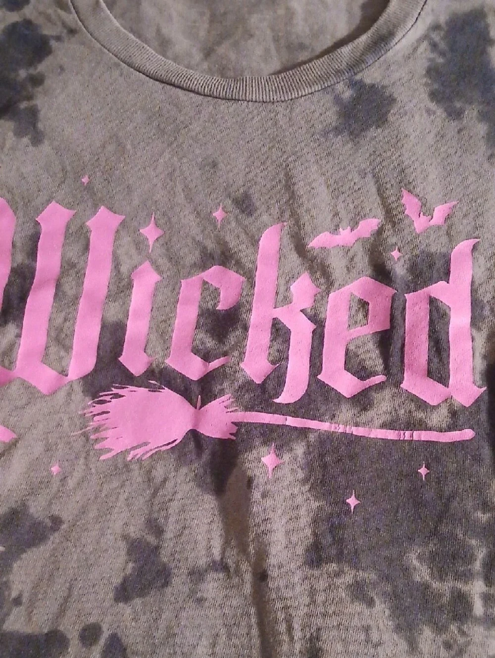 Wicked Tie-Dye Womens Crop Top